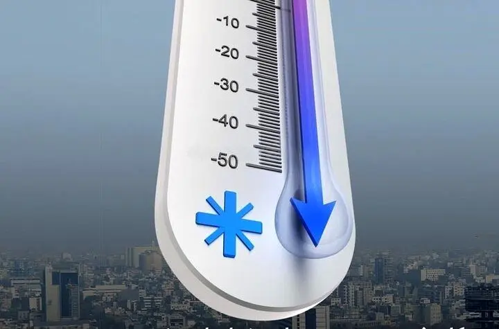 کاهش دمای هوا تا ۱۰ درجه سانتی‌گراد در نیمه شمالی کشور