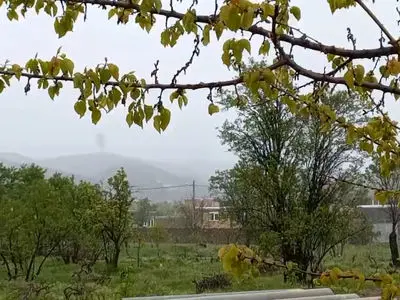 بارش برف در شهرستان راز خراسان شمالی+ فیلم