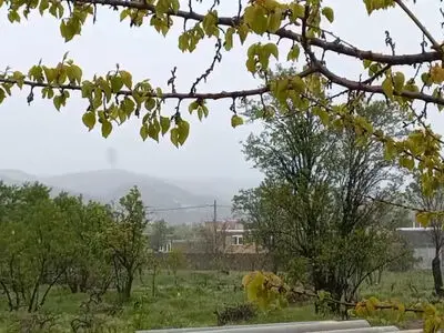 بارش برف در شهرستان راز خراسان شمالی+ فیلم