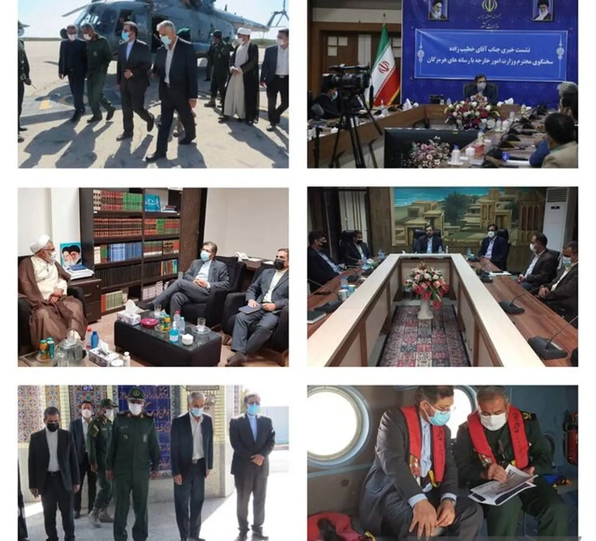 بازدید خطیب‌زاده از جزایر مرزی جمهوری اسلامی در خلیج فارس