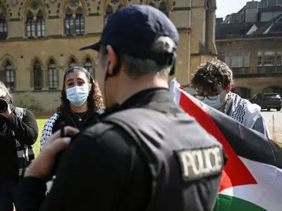 بازداشت خشونت‌آمیز دانشجویان هواداران فلسطین در دانشگاه آکسفورد