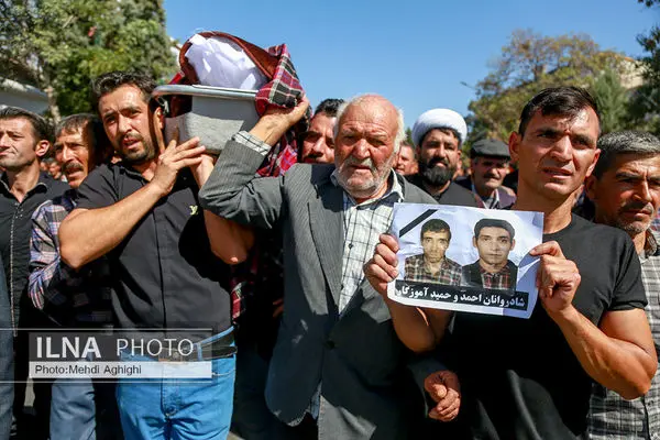  تشیع پیکر چهار کارگر قوچانی فوت شده در معدن زغال سنگ طبس 
