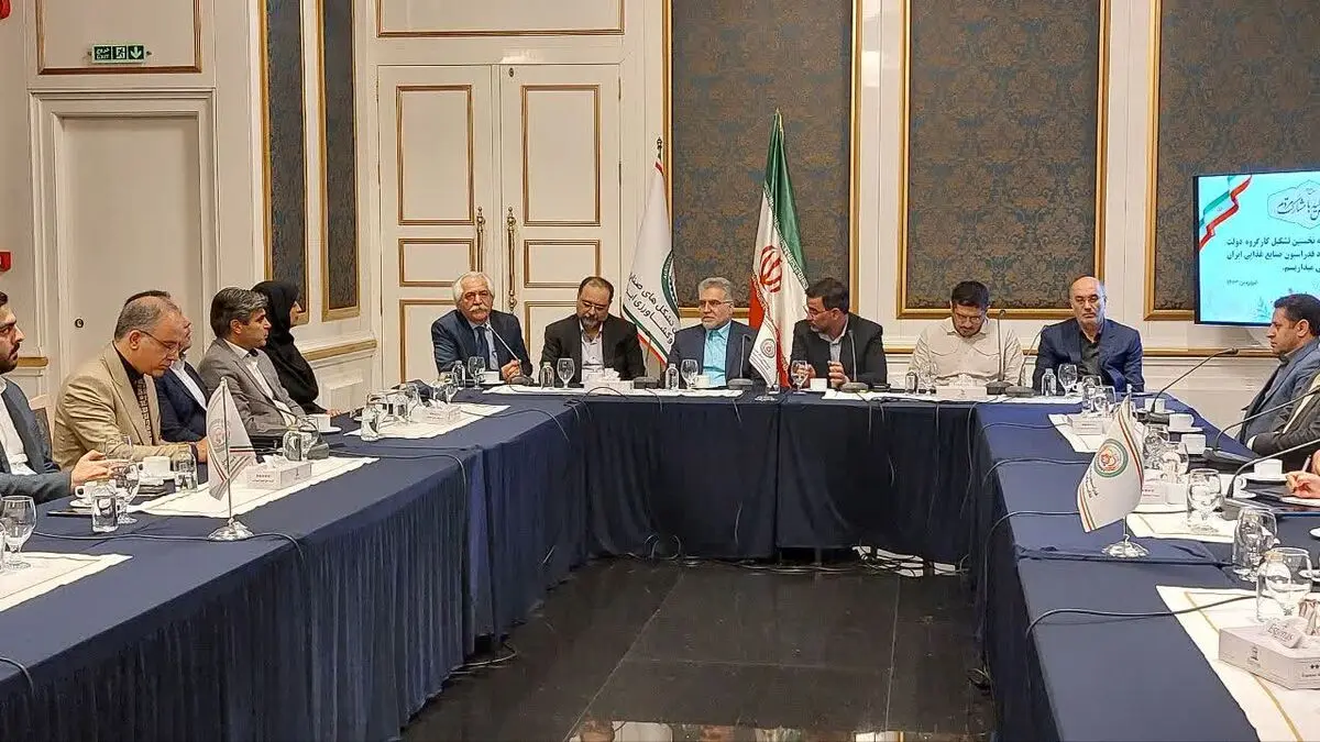 تشکیل کارگروه همکاری دولت با تشکل مردم‌نهاد فدراسیون صنایع غذایی