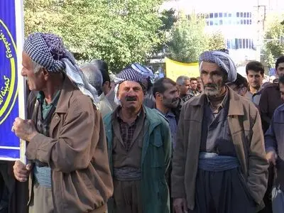 گزارش تصویری از راهپیمائی 13آبان در سردشت
