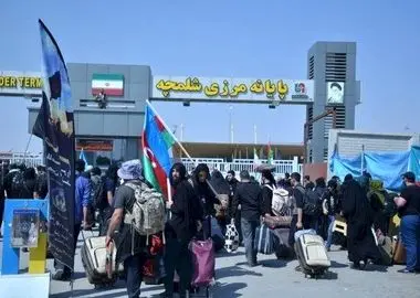 تردد زائران در مرز شلمچه بدون وقفه ادامه دارد