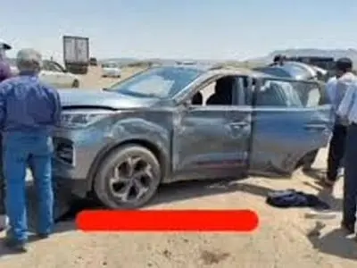 تصویری از یک تصادف عجیب که دست به دست شد + فیلم