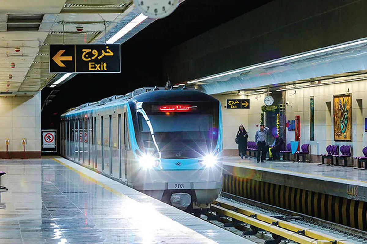 انجام بیش از ۷ میلیون و ۳۰۰ هزار سفر از طریق مترو در خردادماه امسال