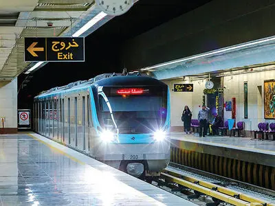 انجام بیش از ۷ میلیون و ۳۰۰ هزار سفر از طریق مترو در خردادماه امسال