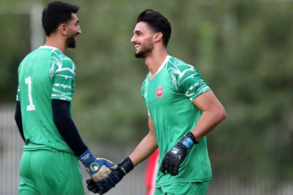 ویدیو: شوخی علیرضا بیرانوند و گوهری پیش از بازی پرسپولیس