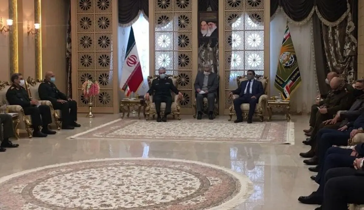 اللواء باقری: التعاون الدفاعی بین طهران وبغداد یعزز أمن العراق
