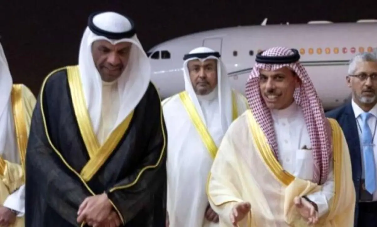 بن فرحان وارد کویت شد
