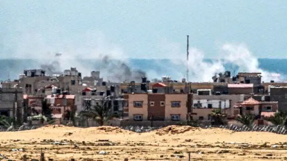 بمباران مناطق مسکونی در رفح توسط ارتش اسرائیل
