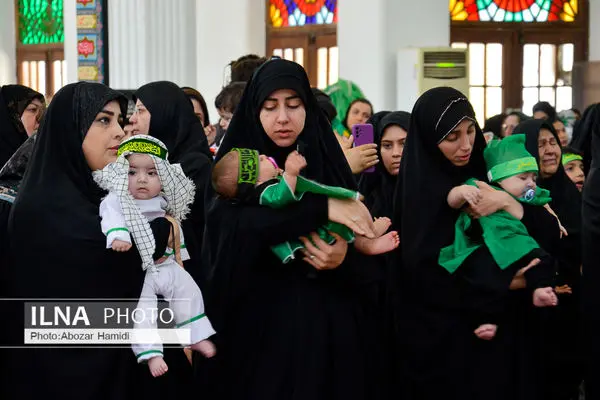 همایش شیرخوارگان حسینی در رشت