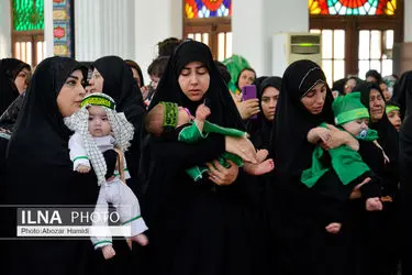  همایش شیرخوارگان حسینی در رشت