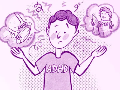 چگونگی تمرکز با ADHD - بیش‌فعالی + اینفوگرافیک
