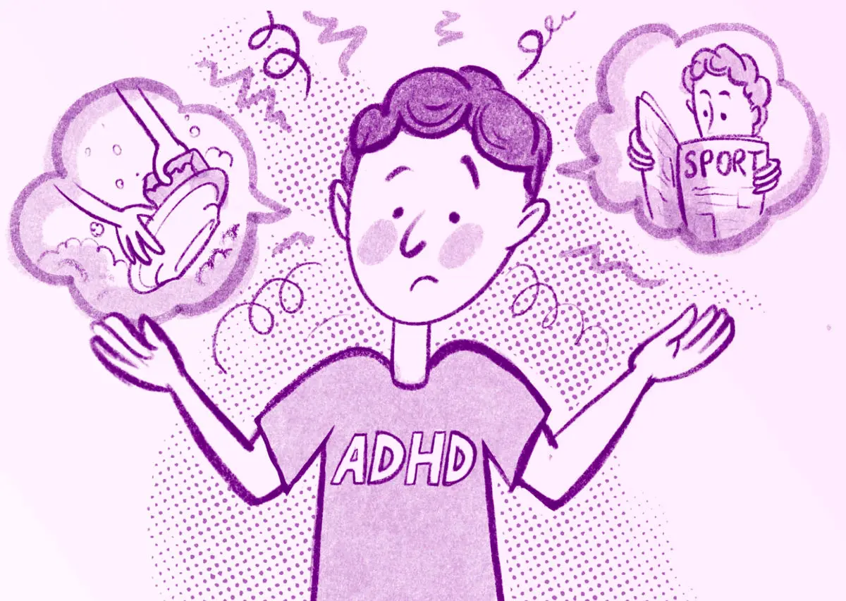 چگونگی تمرکز با ADHD - بیش‌فعالی + اینفوگرافیک