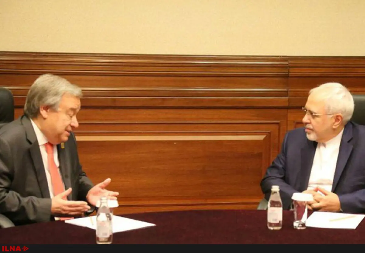 متن کامل نامه ظریف به دبیرکل سازمان ملل متحد 