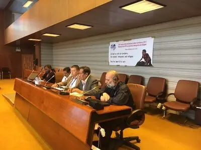 جلسه سران عالی‌رتبه فدراسیون جهانی اتحادیه‌های کارگری با حضور محجوب + تصاویر 