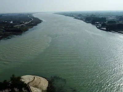 تصویری تکان‌ دهنده از خشکسالی در رود دجله عراق