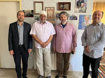 عیادت معاون سیما از محمد فیلی