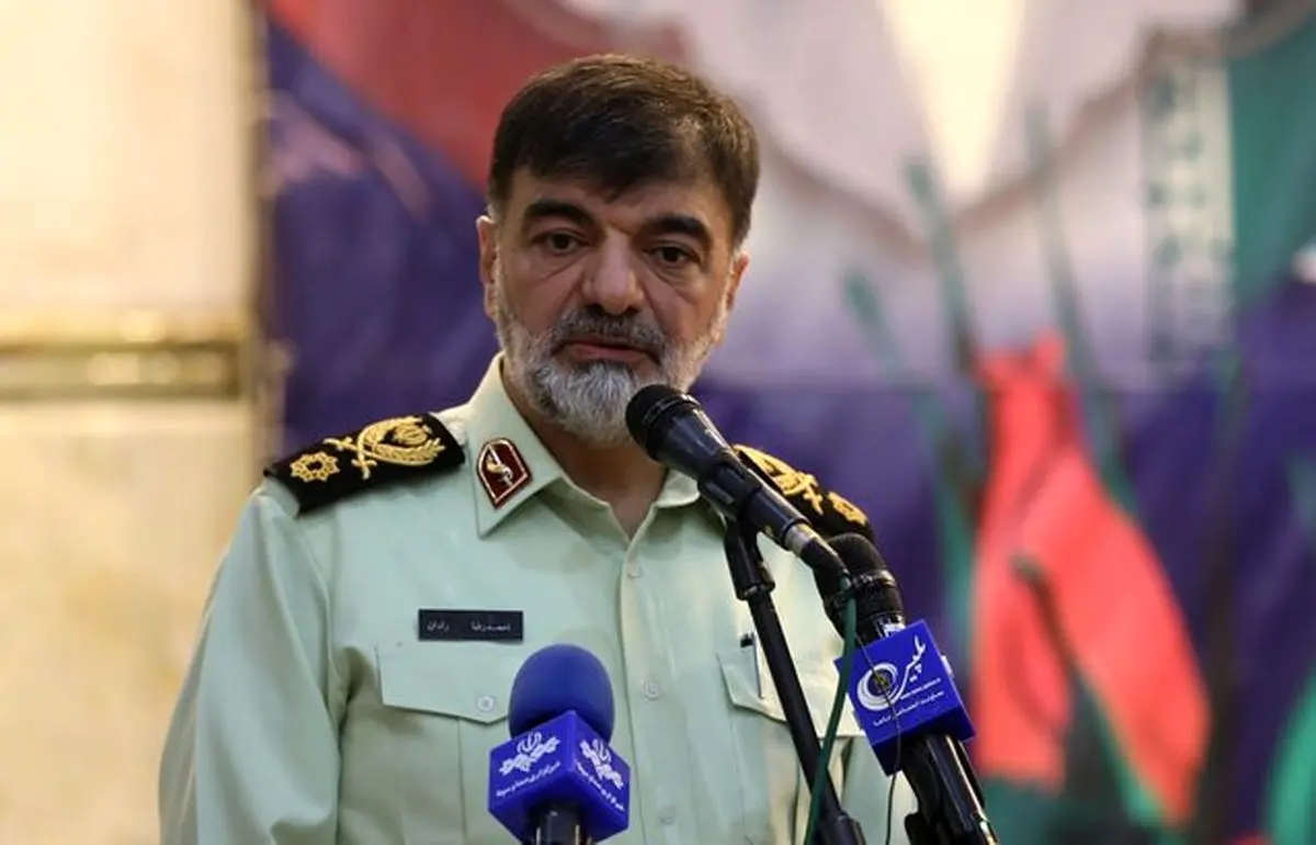 پیام تسلیت سردار رادان به مناسبت شهادت سردار لطفی