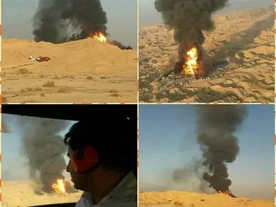 دو نفر در آتش‌سوزی دکل نفتی در گچساران سوختند/ امدادرسانی بالگرد اورژانس هوایی