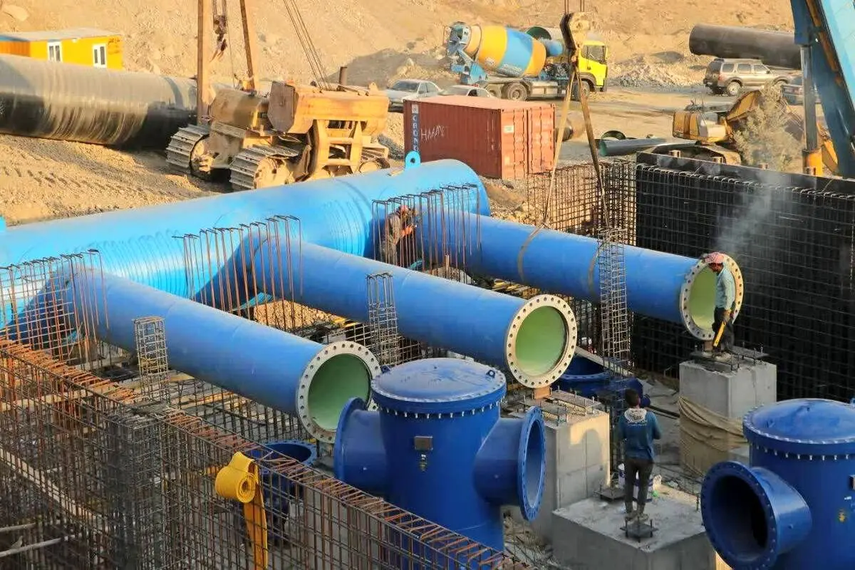 افتتاح پروژه انتقال آب از سد طالقان به تصفیه‌خانه‌های آب استان‌های البرز و تهران با حضور رئیس جمهور