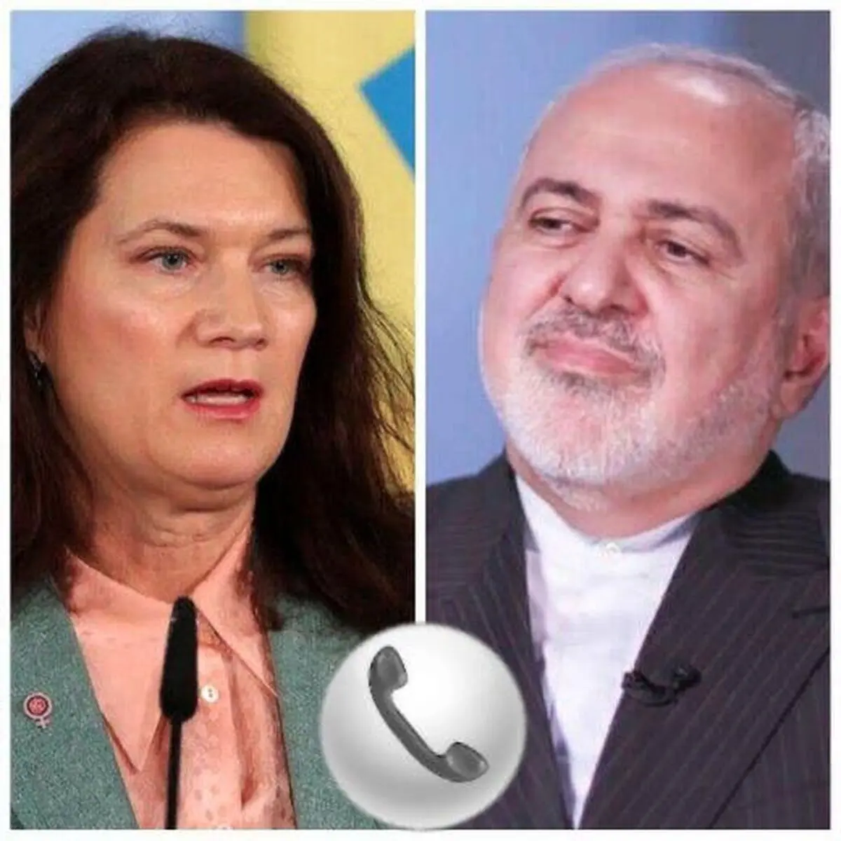 گفت‌وگوی تلفنی ظریف با همتای سوئدی درباره برجام