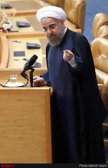 حجت الاسلام و المسلمین حسن روحانی رئیس جمهوری 