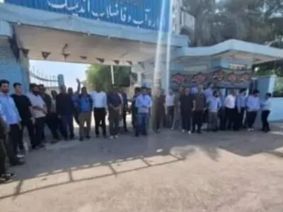 کارگران آب و فاضلاب اندیمشک معوقات مزدی طلبکارند 