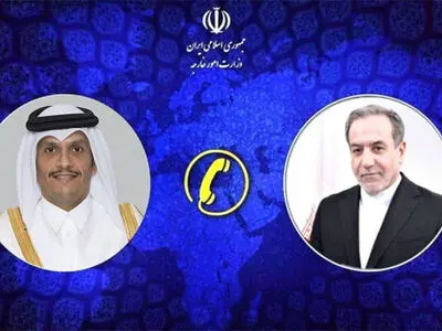Iran, Qatar FMs emphasize urgent aid to Gaza people