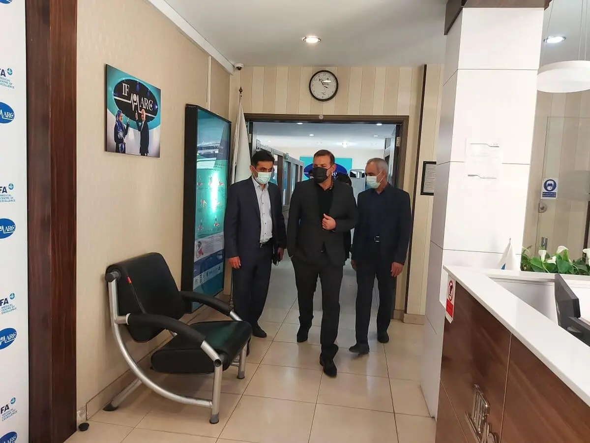 بازدید شهاب الدین عزیزی خادم و حیدر بهاروند از ایفمارک