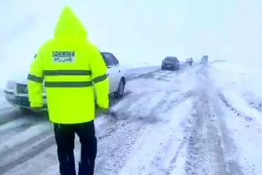 بارش برف و باران در برخی محورهای شمالی