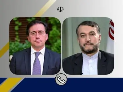 تبادل نظر وزرای امور خارجه ایران و اسپانیا درباره موضوعات کنسولی، تحولات اوکراین و همکاری ایران و آژانس