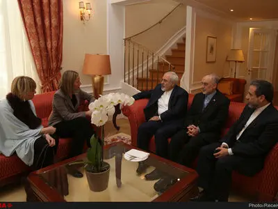 دیدار محمدجواد ظریف با موگرینی، مسئول سیاست خارجی اتحادیه اروپا