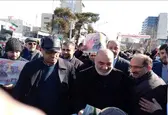 فرمانده کل سپاه در جشن پیروزی انقلاب شرکت کرد