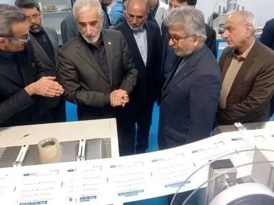 افتتاح خط تولید محصولات پزشکی یک واحد تولیدی در انزلی