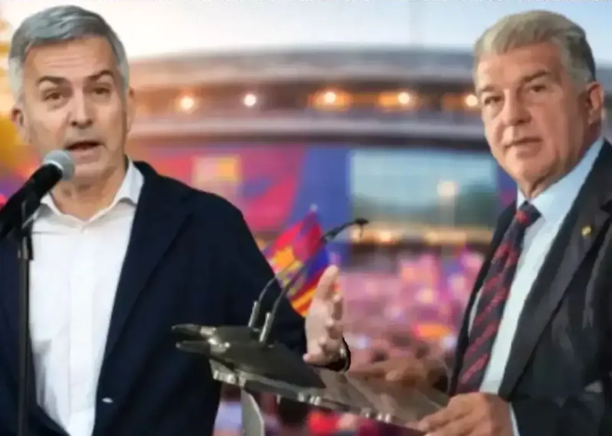 مناظره جنجالی در بارسلونا: لاپورتا و فونت به جان هم افتادند