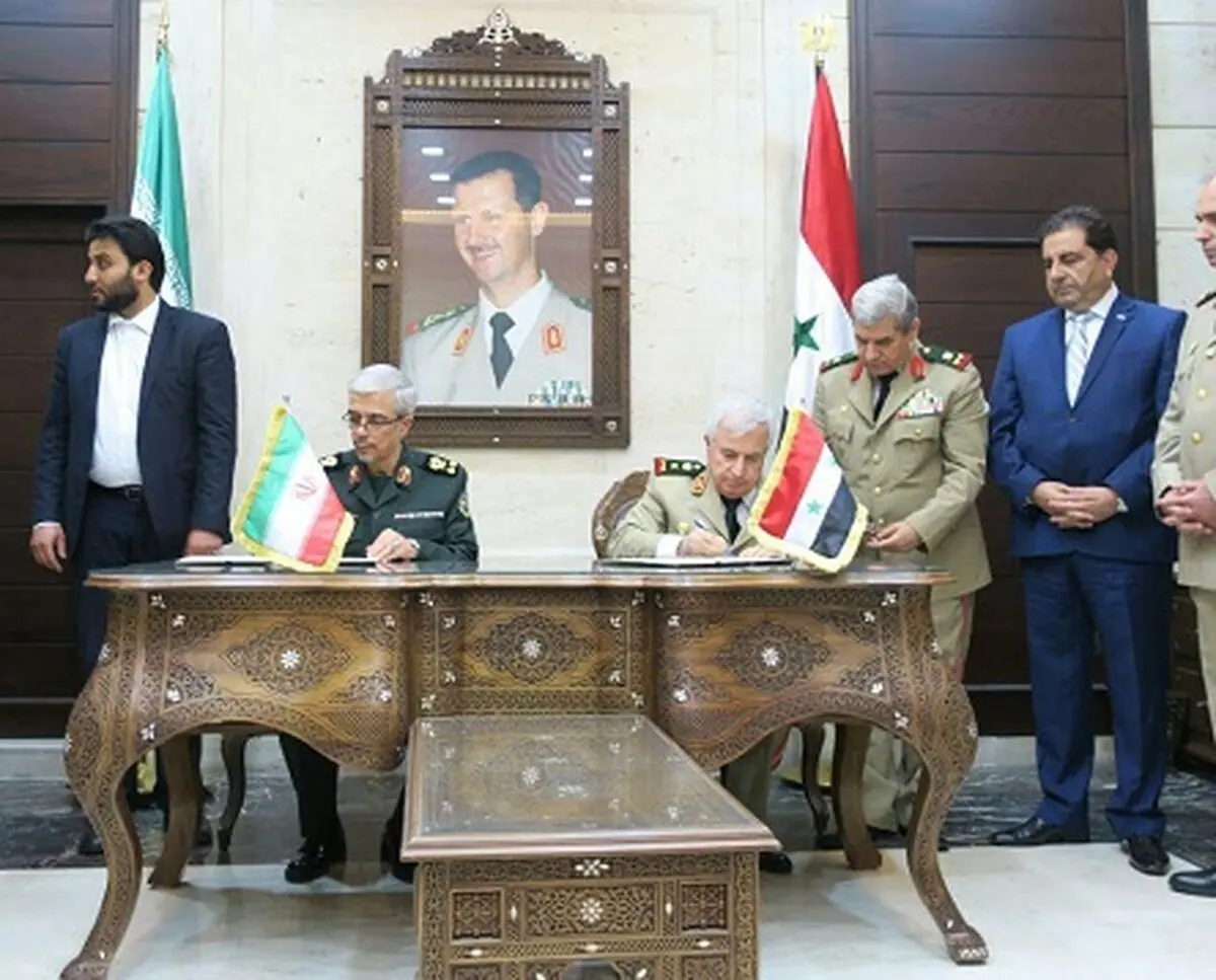 Iran, Syrian ink MoU on military cooperation