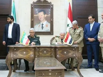 Iran, Syrian ink MoU on military cooperation