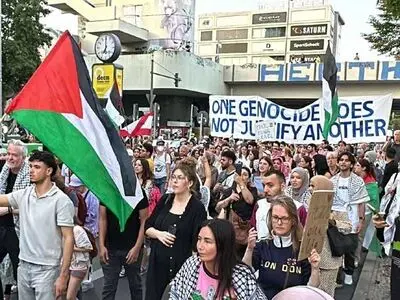 برگزاری تظاهرات همبستگی با فلسطین در برلین 
