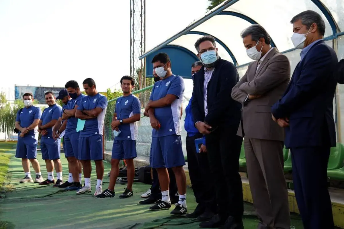 برگزاری مراسم معارفه اعضای تیم فوتبال پیکان در حضور مدیران