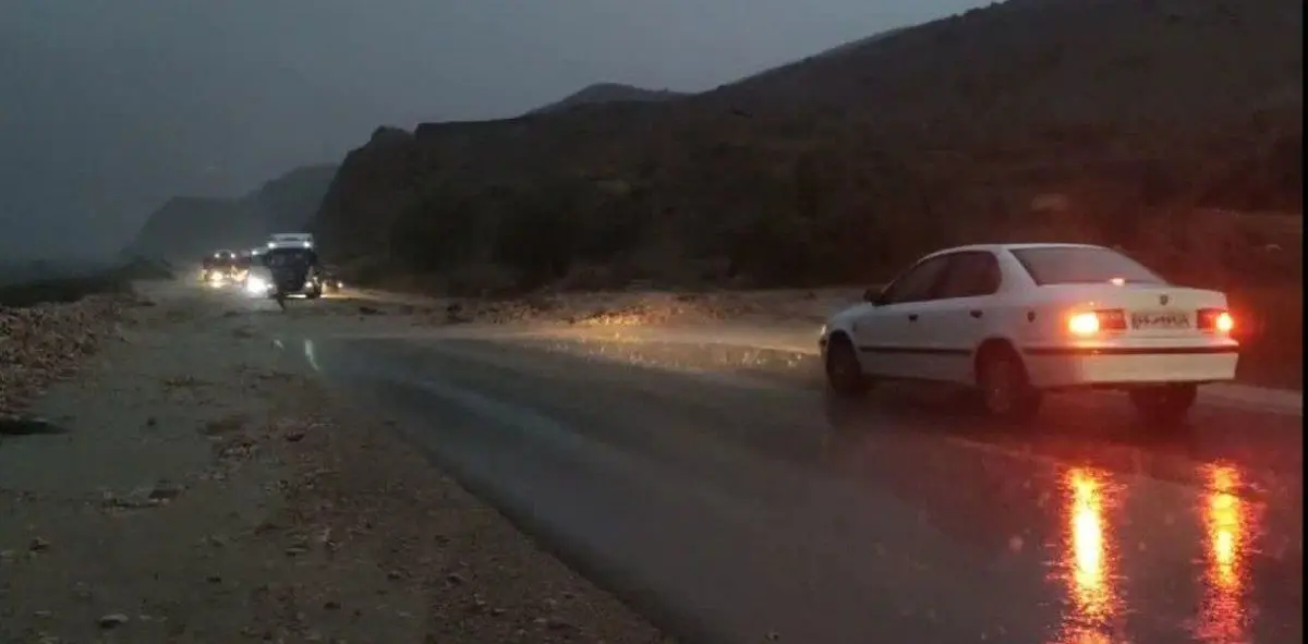 مسدود شدن محور خوش ییلاق حد فاصل روستای مهدی آباد به آزادشهر