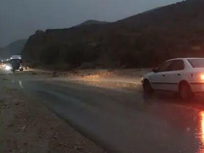 مسدود شدن محور خوش ییلاق حد فاصل روستای مهدی آباد به آزادشهر