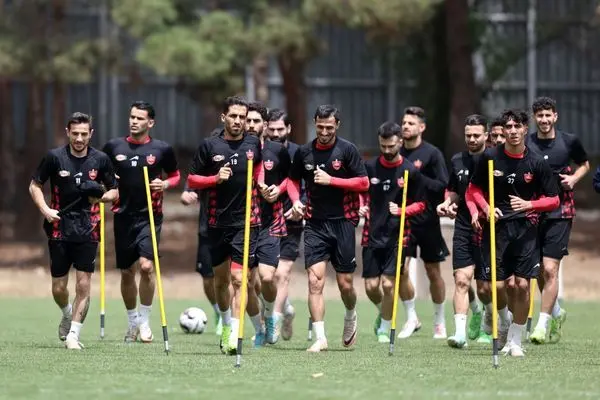 تمرین سبک پرسپولیس و پرواز به سمت رفسنجان
