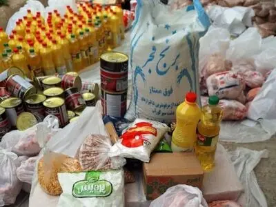 توزیع ۱۰۰ بسته معیشتی در پویش مهر همگانی 