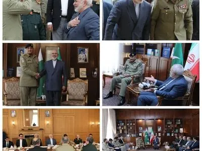 فرمانده ارتش پاکستان با ظریف دیدار کرد