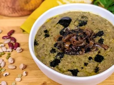 یک دستور معرکه برای پختن آش شله قلمکار 