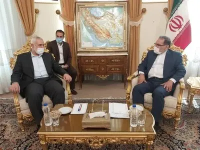 دیدار فرماندهان ارشد مقاومت فلسطین با دریابان شمخانی