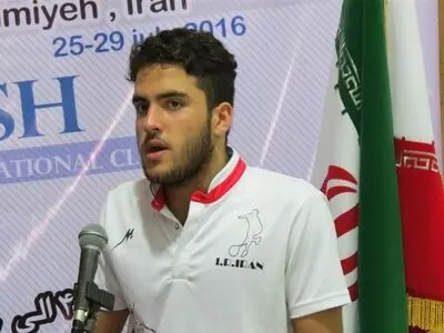 سجاد زارعیان قهرمان مسابقات بین‌المللی اسکواش ارومیه شد